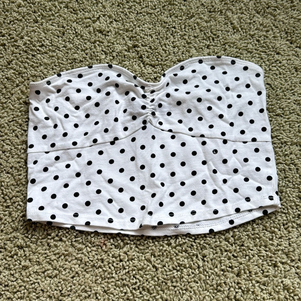 Forever 21 Polka Dot Tube Top